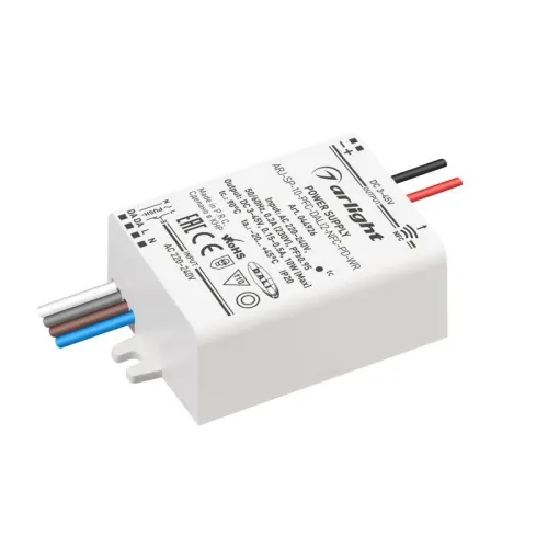 Блок питания ARJ-SP-10-PFC-DALI2-NFC-PD-WR 10Вт 3-45В 0.15-0.5А IP20 пластик Arlight 044926