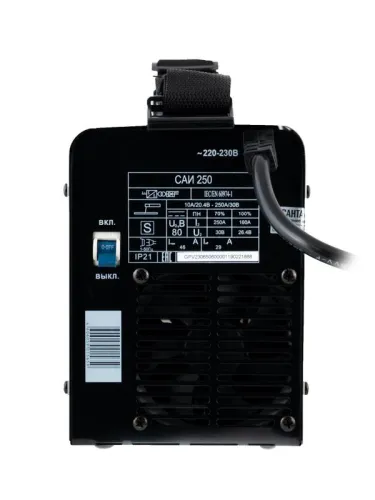 Инвертор сварочный САИ-250 250А d6 140-240В IP21 горячий старт Ресанта 65/6 фото 3