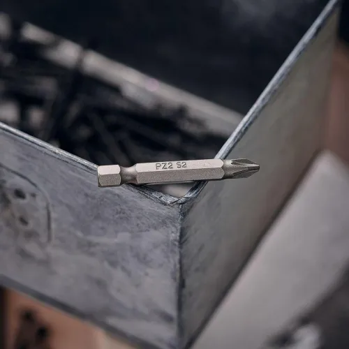 Бита PZ2x50мм для шуруповерта сталь S2 (уп.5шт) (лента) Kranz KR-12-6322 фото 2