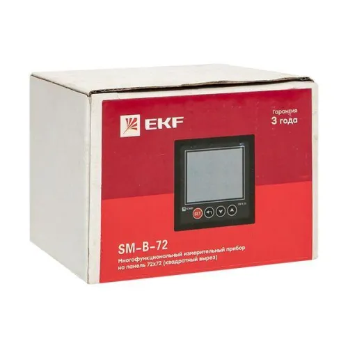 Прибор измерительный многофункциональный SMB-72 на панель 72х72 квадрат. вырез Basic EKF sm-723b фото 3