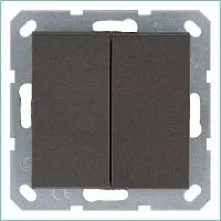 Переключатель проходной 2-кл. 10А IP20 механизм мокко Jasmart G3022Z