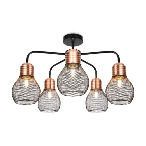 Светильник Agata 60Вт E27х5 IP20 потолочн. Freya FR4011CL-05BBS фото 9