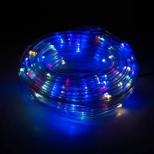 Светильник светодиодный садовый SLR-G06-100M 100LED дюралайт RGB мультицвет (заменяемый Ni-MH 500мА.ч аккумулятор) ФАZА 5060081 фото 7