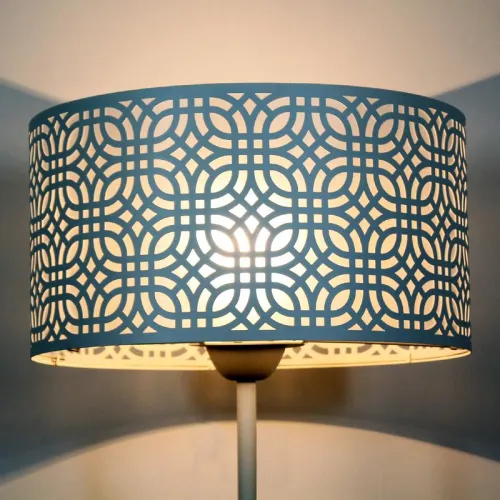 Светильник "Амина" ННБ 63-60-021 шнур бел. (ИМ) напольный (торшер) бел. муар Элетех 1005405253 фото 3