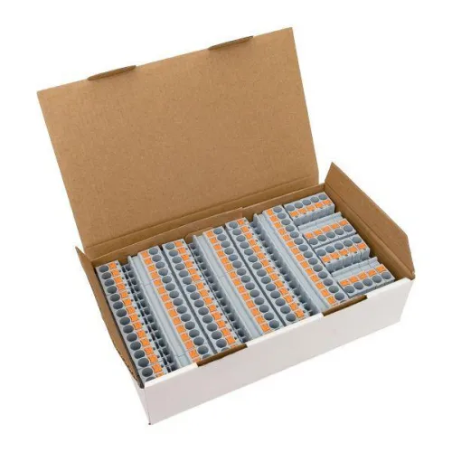 Колодка клеммная 6 Push-in пружинная сер. EKF PIT-6 фото 3