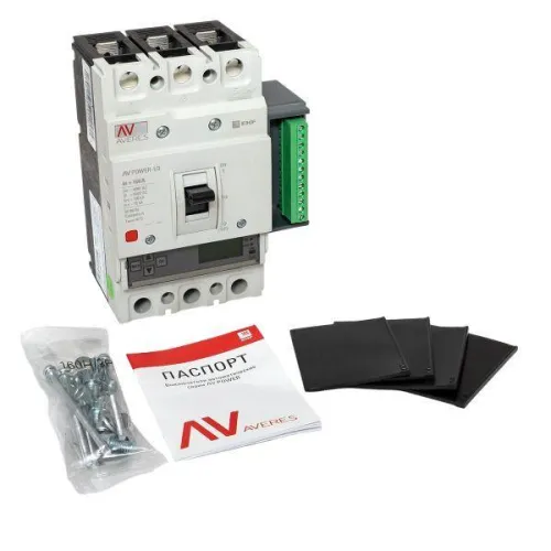 Выключатель автоматический 160А 100кА AV POWER-1/3 ETU6.2 AVERES EKF mccb-13-160H-6.2-av фото 10