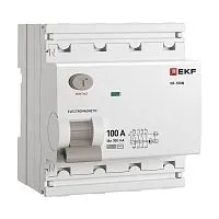 Выключатель дифференциального тока 4п 100А 300мА тип AC 6кА ВД-100N электромех. PROxima EKF E1046M100300