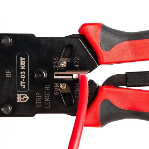 Кримпер многофункциональный с 3-мя смен. модулями для обжима RJ-45 RJ-12 RJ-11 КВТ 79759 фото 7