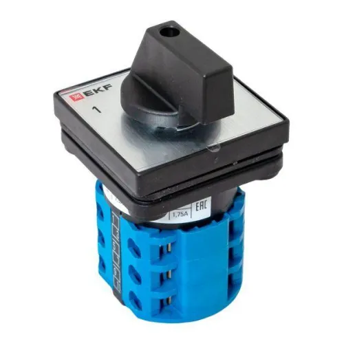 Переключатель кулачковый ПК-1-23 3п 10А "1-0-2" IP65 EKF pk-1-23-10-65 фото 7