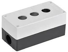 Корпус КП103-Р 3-м для кнопок бел. IEK BKP10-3-K01-R
