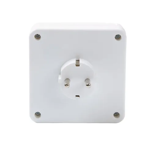Разветвитель 4-м с заземл. 16А 3500Вт 250В квадрат бел. DОМТОК 2661 фото 5