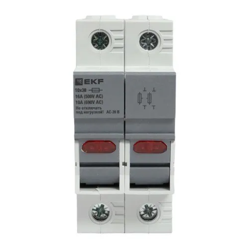 Предохранитель-разъединитель DF 10х38 2п (тип ПВЦ) EKF df102-e фото 8