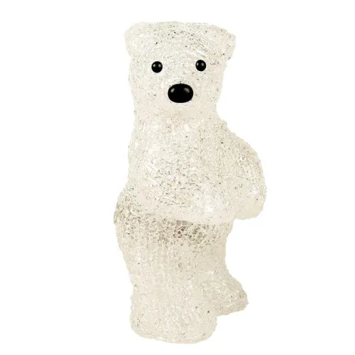 Фигура светодиодная акриловая "Медвежонок" 12х22х13см 10LED бел. 0.5Вт 4.5В IP20 элементы питания 3хAAA (не в компл.) Neon-Night 513-311 фото 4