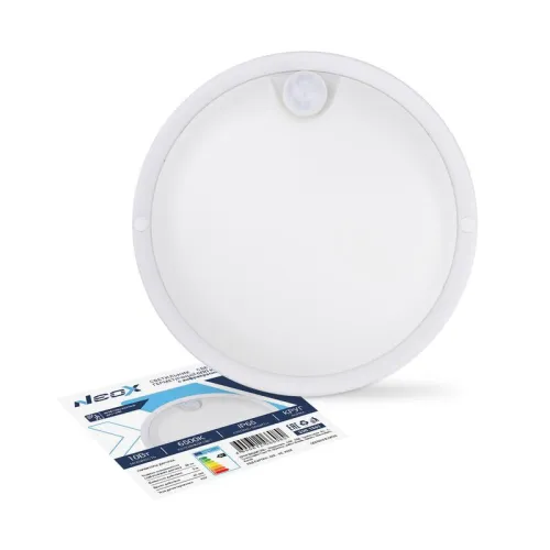 Светильник светодиодный СПП ИД-1065-КРУГ 10Вт 6500К IP65 900лм 140мм герметичный с инфракрасным датчиком NEOX 4690612066080