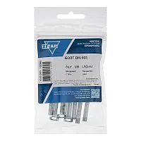 Болт с шестигранной головкой М6х80 DIN 933 оцинк. (уп.8шт) Tech-Krep/Zitar 102965