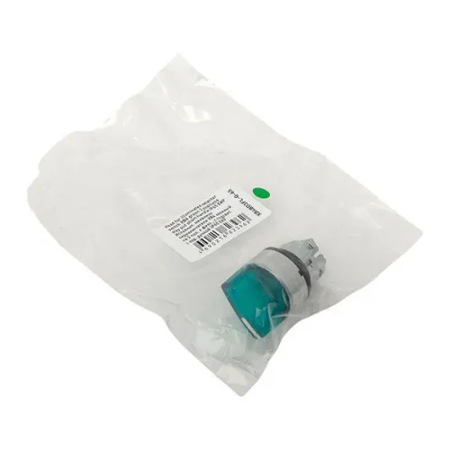 Механизм переключателя исполнительный ХB4 зел. на 3 положения с фиксацией с подсветкой с короткой ручкой IP65 EKF XB4BD3FL-G-65 фото 3