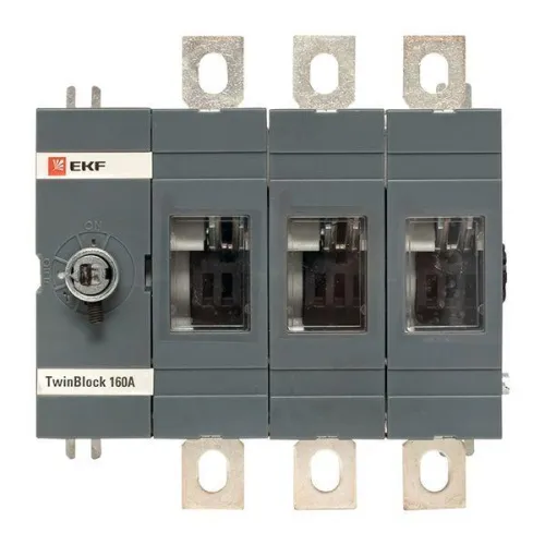 Рубильник 3п 160А без рукоятки управления TwinBlock PROxima EKF tb-s-160-3p фото 6
