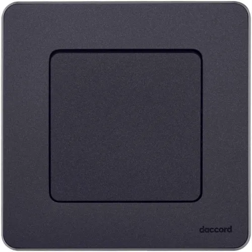 Переключатель 1-кл. Inspiria 10А IP20 250В 10AX механизм антрацит IEK 673653 фото 2