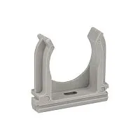 Держатель для труб (клипса) d32мм сер. (уп.10шт) Plast EKF derj-z-32n-r