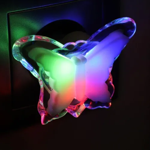 Светильник светодиодный ночник LED "Бабочка" RGB 220В Camelion NL-259 15377 фото 3