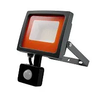 Прожектор светодиодный PFL-SC SENSOR 30Вт 6500К IP54 190-260В ДО закален. матов. стекло датчик движения инфракрасный JazzWay 5001411