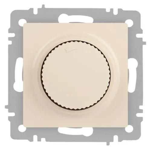 Светорегулятор поворотный СП Accent 6-401-02 600Вт 230В IP20 сл. кость Intro Б0063672