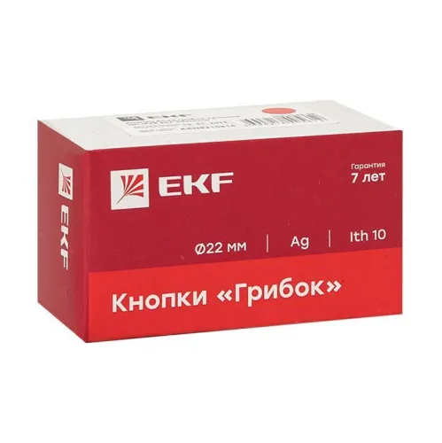 Кнопка "Грибок" BS542 NC IP65 поворотн. красн. PROxima EKF xb2-bs542-65 фото 5