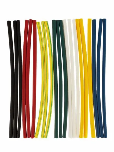 Набор трубок термоусадочных нг-LS 2/1 100мм 7 цветов по 3шт IEK UDR10-002-001-021-S фото 2