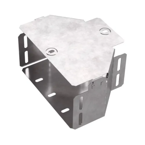 Переходник для лотка симметричный 200х100х100 с крышкой Стандарт Промрукав PR16.0475