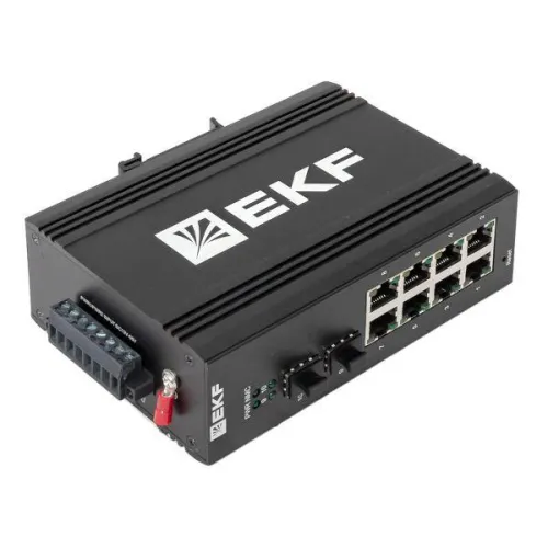 Коммутатор управляемый промышленный уровня L2 TSX-ML2-2GX/SFP-8GT 2 порта 1000Base-X SFP 8 портов 10/100/1000Base-T(X) RJ45 монтаж на DIN-рейку TSX EKF TSX-ML2-2GX/SFP-8GT фото 11