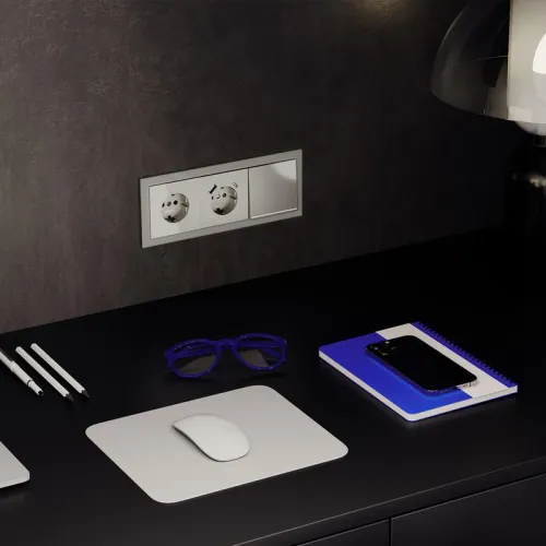 Выключатель 1-кл СП S70 10А с подсветкой механизм шелк Voltum VLS010204 фото 7