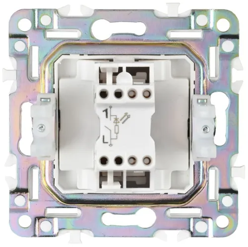Выключатель 1-кл. SKANDY 10А SK-V07T с индикацией титан IEK SK-V10-1-10-K48 фото 5