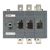 Рубильник 3п 160А реверсивный без рукоятки управления TwinBlock EKF tb-s-160-3p-rev