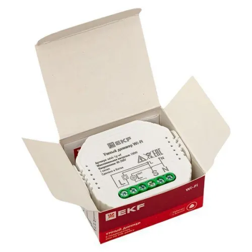 Диммер в подрозетник 1-канальный Умный Wi-Fi Connect EKF sdsh-1g-wf фото 6
