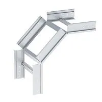 Угол для лотка лестничный вертикальный внешн. 90град. 100х900мм 2мм усилен. HDZ EKF voltp90100900-2-HDZ