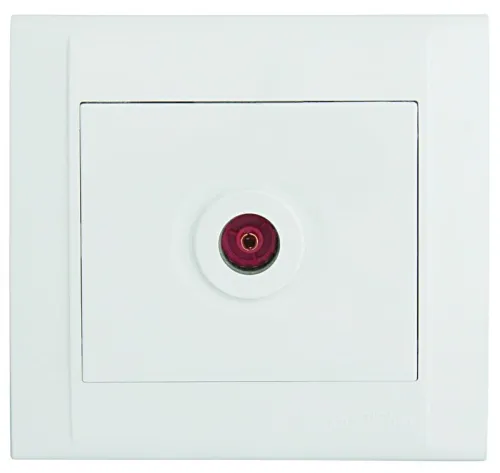 Розетка телевизионная проходная Defne бел. Makel 42001007