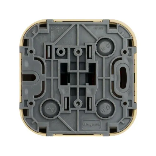 Переключатель проходной 1-кл. ОП Quteo 10А IP20 10AX дерево IEK 782264 фото 4