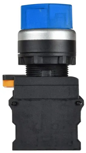 Переключатель 3 полож. 2НО с подсветкой син. MASTER IEK MI-SW60-20XD-4-14-3-K07 фото 2