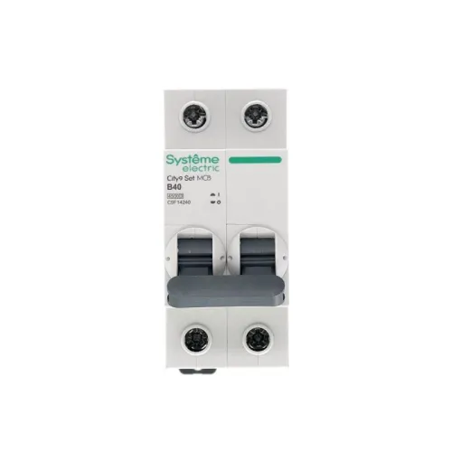 Выключатель автоматический модульный 2п B 40А 4.5кА City9 Set 230В SE C9F14240 фото 6
