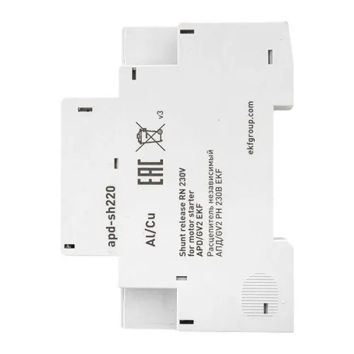 Расцепитель независимый АПД/GV2 РН 230В EKF apd-sh220 фото 9