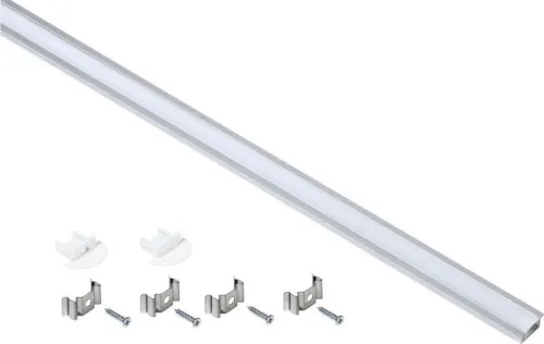 Профиль встраиваемый трапециевидный для светодиод. ленты 2207 L2000 компл. аксессуаров опал алюм. IEK LSADD2207-SET1-2-V4-1-08