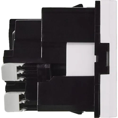 Розетка 2мод. 16А 250В 45град. с заземл. без защ. шторок безвинт. зажимы бел. ИЭК Leg 4521058 фото 2