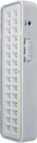 Светильник светодиодный 95 286 NEF-16 2Вт 100лм 110-240В IP40 акк. Li-Ion 500мА.ч аварийно-эвакуационный NAVIGATOR 95286 фото 2