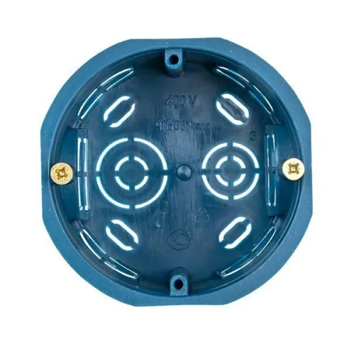 Коробка установочная КМТ-010-033 для твердых стен 71х45 с саморезами IP20 розн. стикер PROxima EKF plc-kmt-010-033-r фото 4