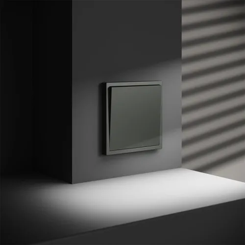 Переключатель перекрестный 1-кл. СП S70 механизм титан Voltum VLS010506 фото 6