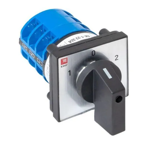 Переключатель кулачковый ПК-1-23 3П 32А "1-0-2" EKF pk-1-23-32 фото 7