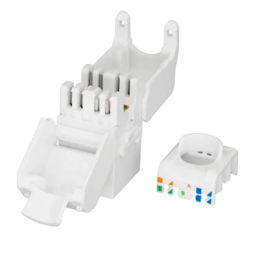 Модуль Keystone Jack RJ45 (8P8C) UTP кат.6 без инструмента SUPRLAN 10-0342 фото 3