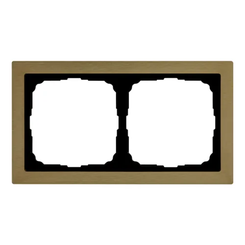 Рамка 2-м ArtGallery Pure метал. латунь SE GAL312202