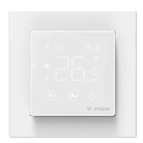 Терморегулятор Clever с Wi-Fi с комбинацией датчиков 16А бел. Ридан 21RT0108R