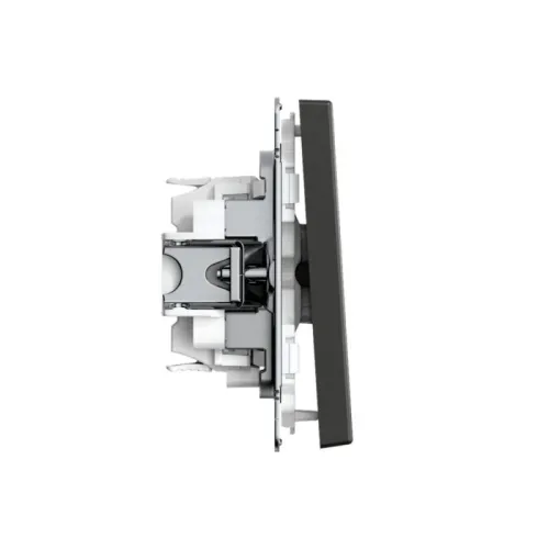 Переключатель перекрестный ArtGallery 10AX быстрозажим. клем. механизм базальт SE GAL001471S фото 5